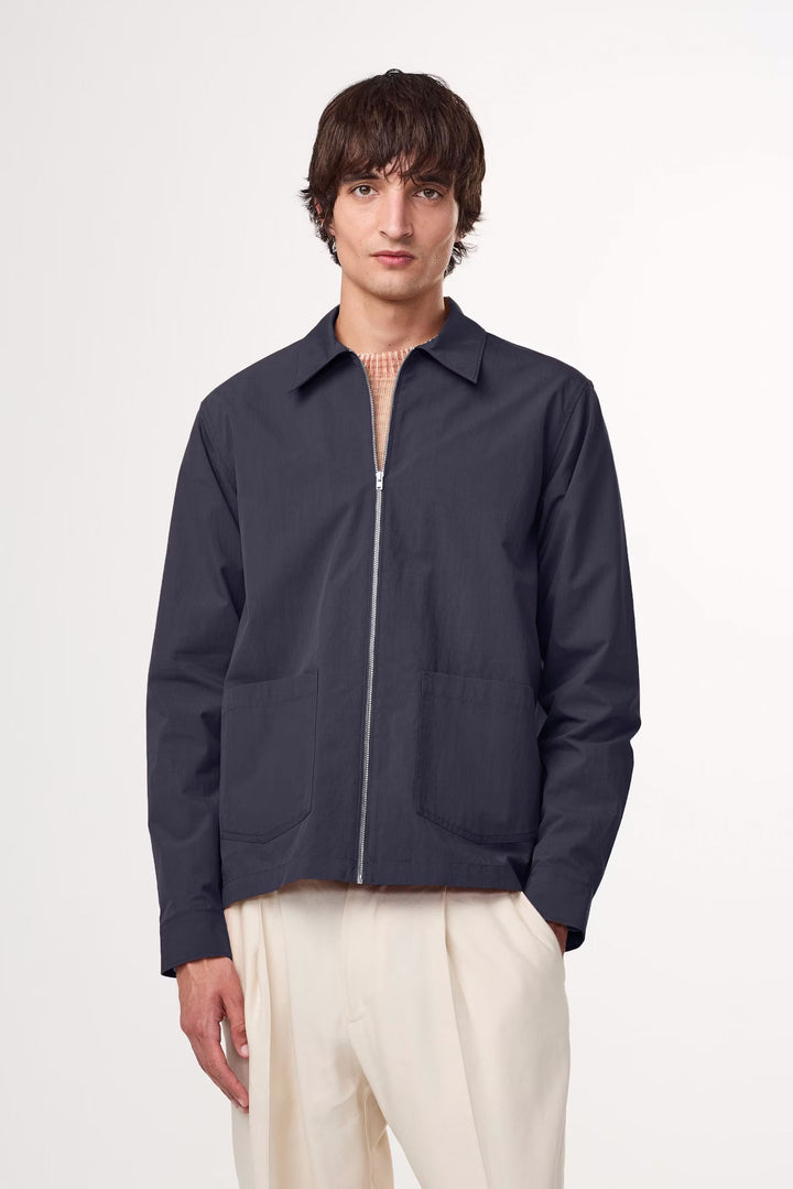 Virgil Poplin Hybrid Zip Shirt