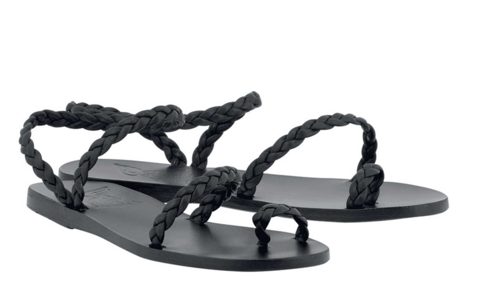 Eleftheria leather platform sandals in silver - Ancient Greek Sandals |  Mytheresa