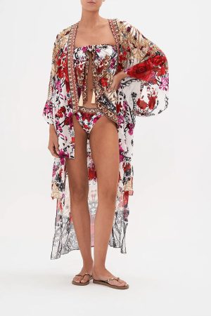 Camilla Kimono With Long Underlayer