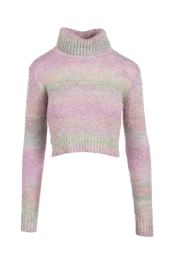 Multicolour Woollen Sweater For Casual Use