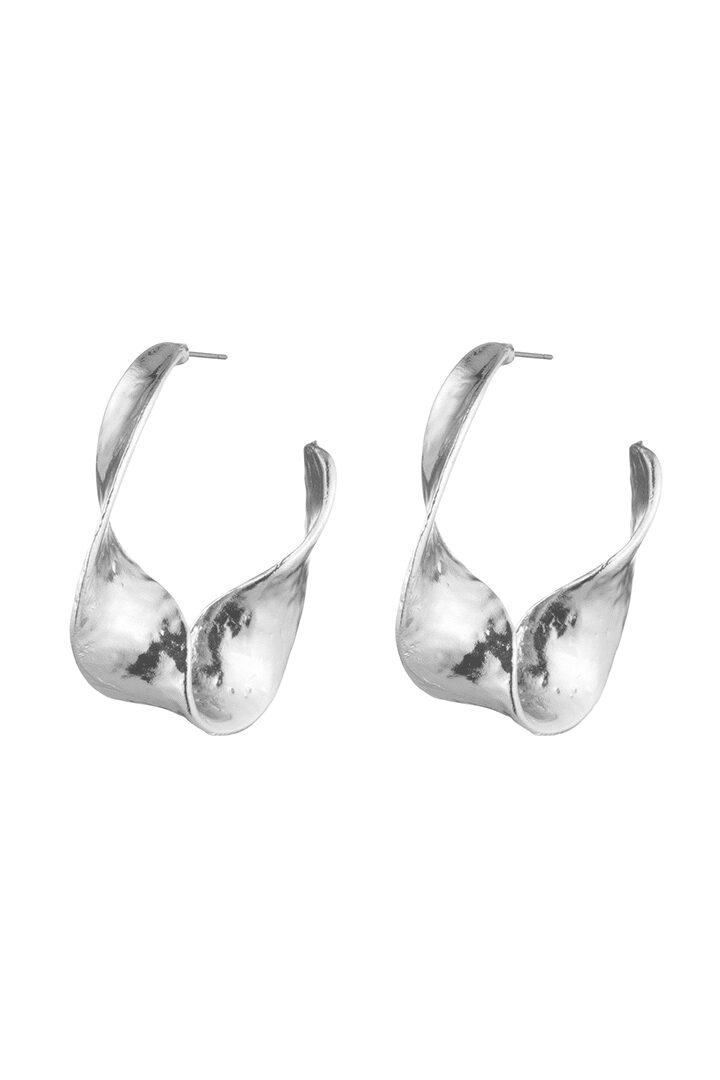 Dannijo Silver Lew Earrings accessories