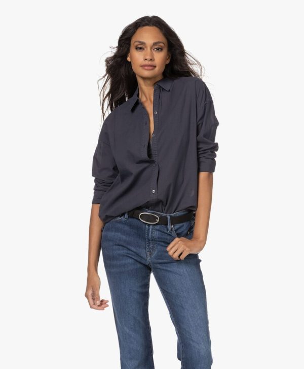 James Perse Oversized Button Front Shirt