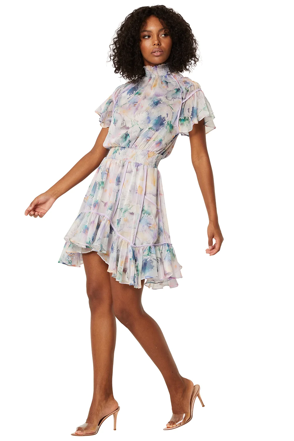 Zimmermann bowie 2024 frill mini dress