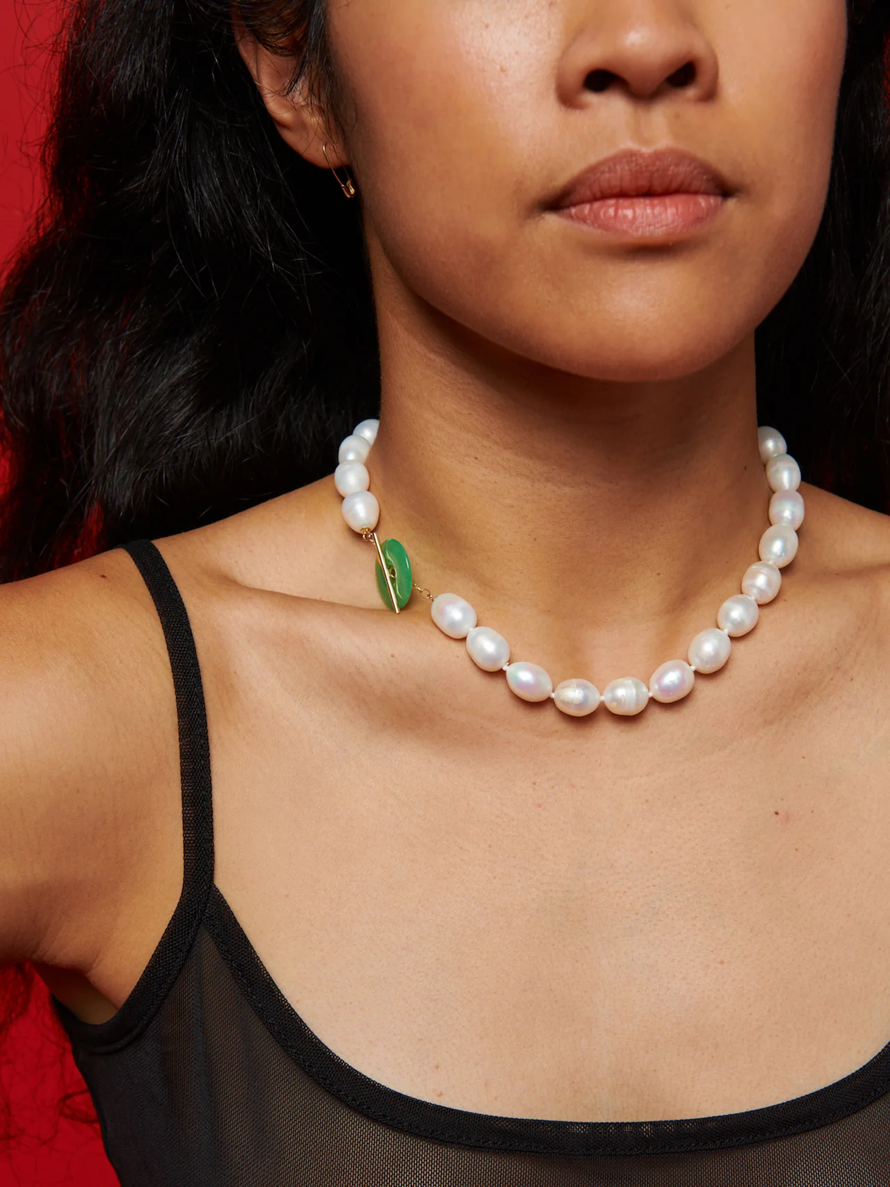 Sea Glass & Freshwater Pearl Necklace | Beach Elegance Defined