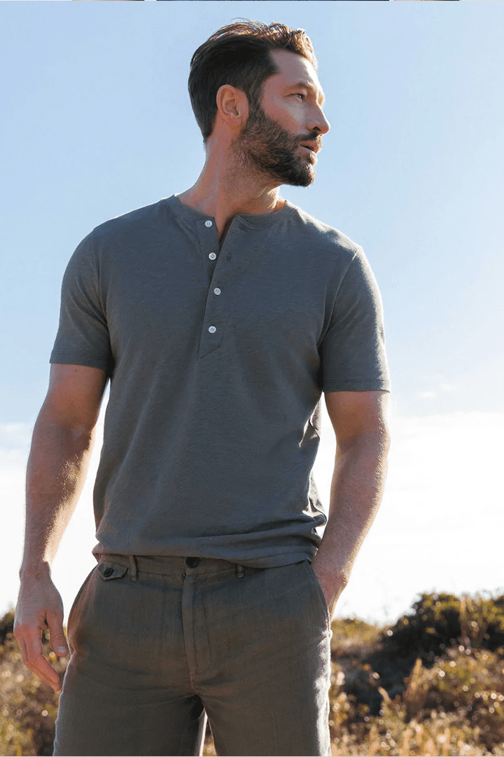 Billy ReidS S Cotton Henley M by Maggie