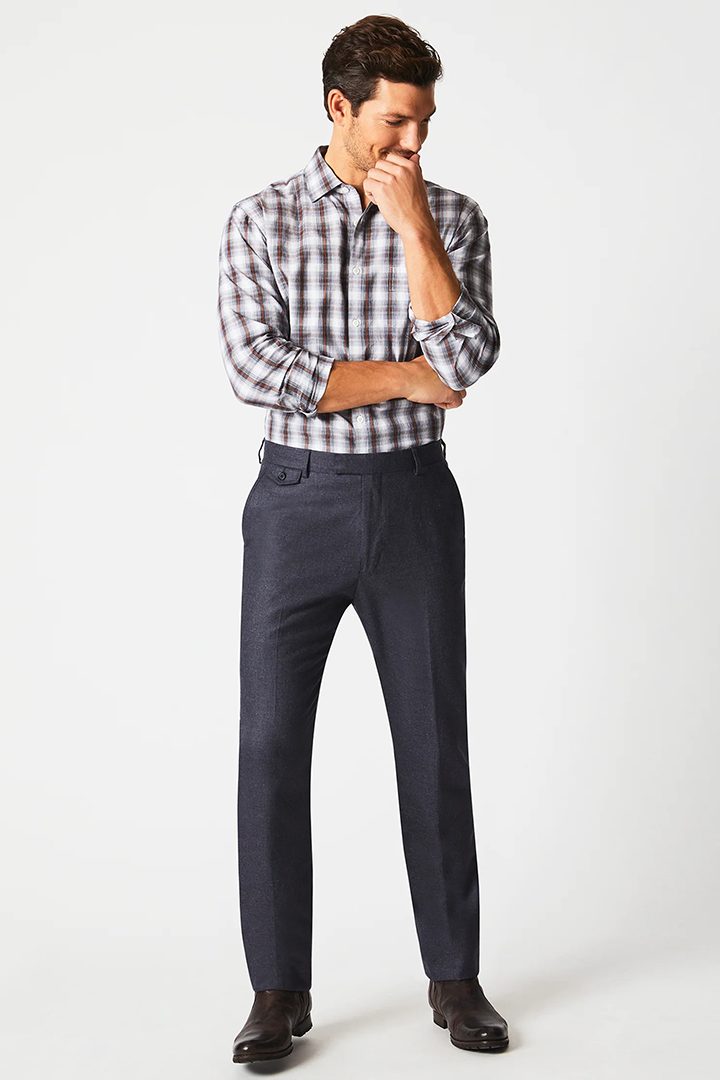 Shadow Plaid Pickwick Shirt