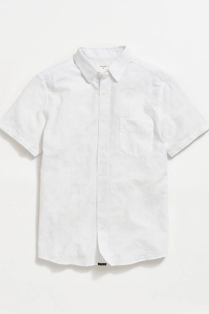 Short sleeve jacquard cypress shirt