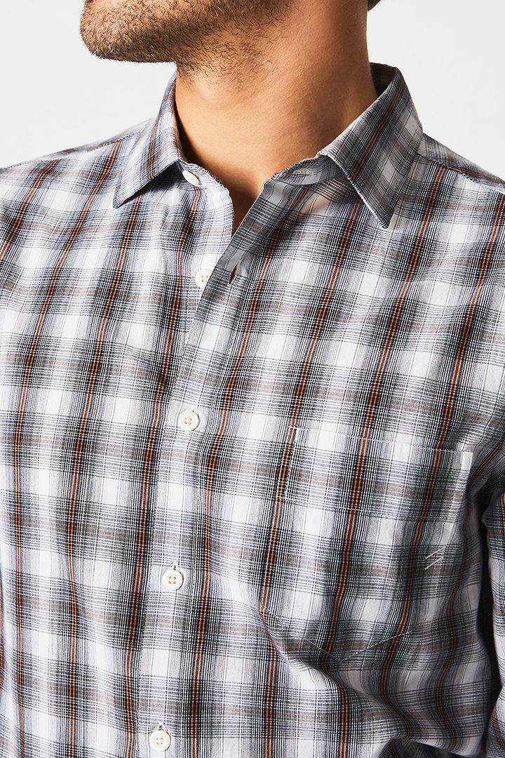 Shadow Plaid Pickwick Shirt