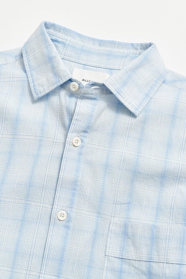 Line plaid pickwick shirt