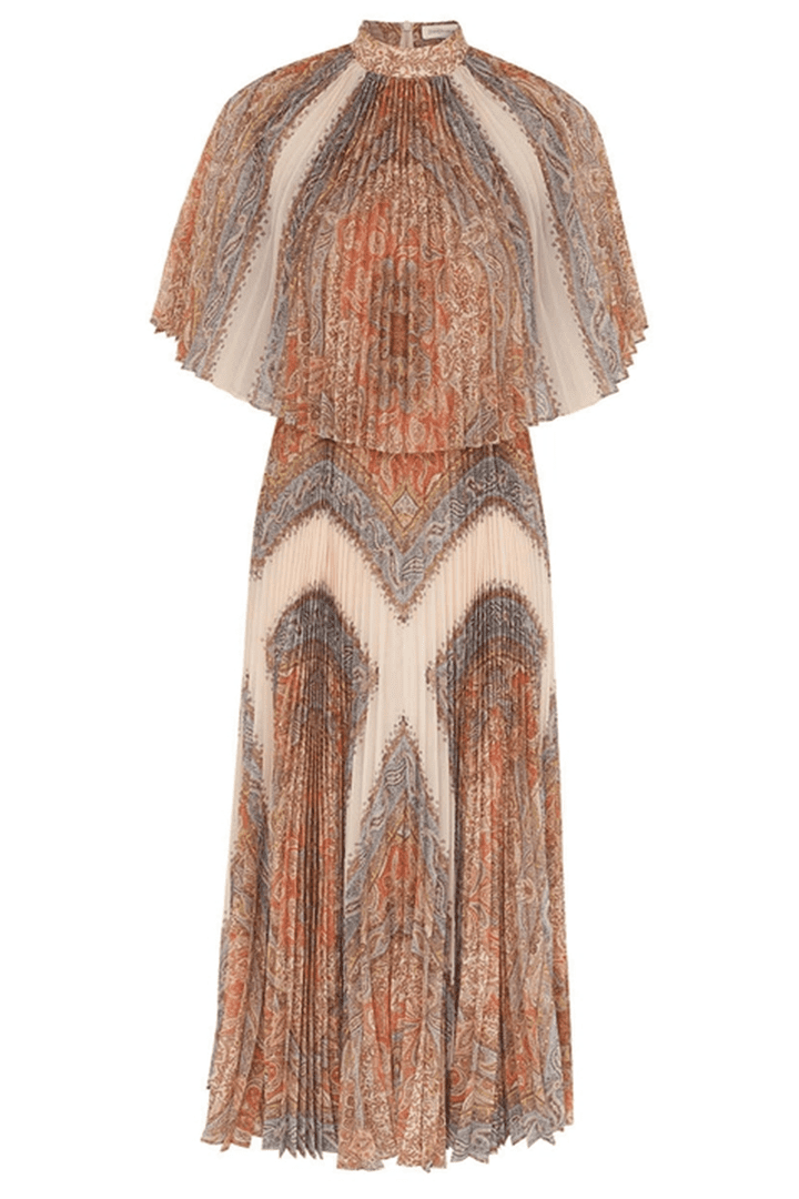 Illustration Sunray Midi Dress in Paisley Haze