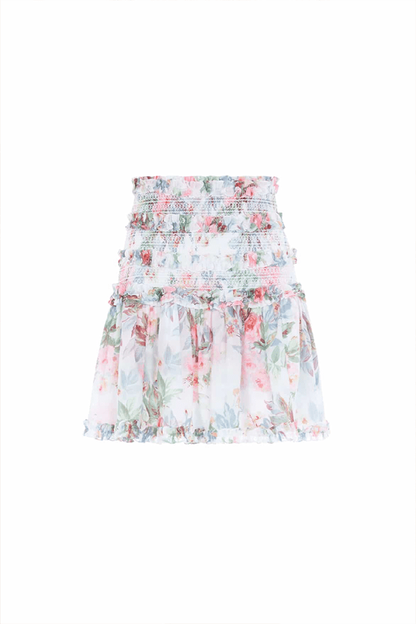 Paradise Garden Maria Chiffon Micro Mini Skirt